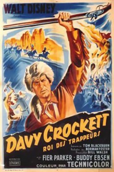 poster Davy Crockett le roi des trappeurs  (1955)