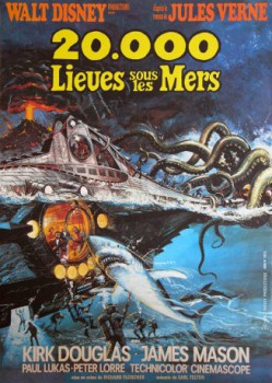 poster Vingt Mille Lieues Sous Les Mers  (1954)